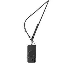 Accura Šňůrka na telefon 150 cm černá / Šňůrka na telefon / Univerzální