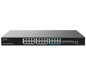 Grandstream GWN7822P / Switch / L3 Managed / 16x 1Gb + 8x 2,5Gb RJ45 PoE++ / 4x SFP+ / 360W PoE