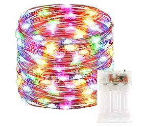 X-SITE TXD-007 / LED světelný řetěz / 5 m / vícebarevný / 10 LED/m / IP20