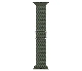 X-SITE Nylonový řemínek pro Apple Watch 38/40/41 mm zelený / Řemínek / Kovová přezka