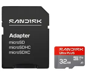 SanDisk Ultra Plus microSDHC 32GB / Paměťová karta / UHS-I / Class 10 / U1 / 130 MB/s