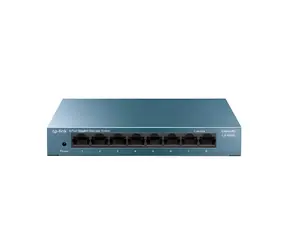 TP-Link LS108G / Switch / 8-portový / 10/100/1000 Mbps / Neřízený / Bez ventilátoru