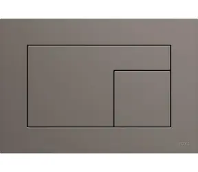 Tece Ovládání splachování antracit / Ovládací tlačítko / Úprava proti otiskům prstů