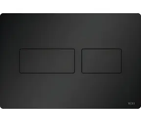 Tece Ovládání splachování matná černá / Ovládací tlačítko / WC