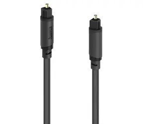 Hama optický audio kabel ODT Toslink 0,75 m / Audio kabel / Toslink-Toslink / černá