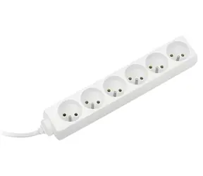 Konnoc DX-6F / Prodlužovací kabel / 6x zásuvka / 2 m