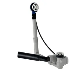 Geberit Vanová odtoková a přepadová souprava chrom / Odtoková souprava / 320 mm / otočné ovládání / bez kompletace