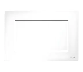 Tece 9240400 bílá / Ovládací tlačítko splachování / 2 tlačítka / 220 x 150 mm / plast
