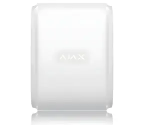 Ajax DualCurtain Outdoor bílá / Venkovní bezdrátový detektor pohybu / PIR / záclonová charakteristika / dosah 30 m
