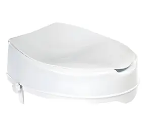 Sapho A0071001 bílá / WC sedátko zvýšené / 10 cm / bez madel / nosnost 150 kg