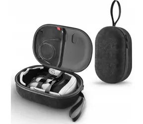JYS JYS-MQ018 černá / Pouzdro / pro Meta Quest 3 / pro pásek Elite Strap a ovladače / dvojitý zip