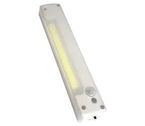 Konnoc BH-6153D bílá / LED svítidlo / PIR senzor / COB LED / 150 lm / 3x AAA baterie