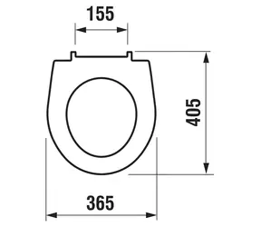 Jika WC sedátko duroplast bílá (H8934213000631) / WC sedátko