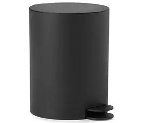 Sapho Odpadkový koš 3 l černá / Odpadkový koš / plast / s víkem