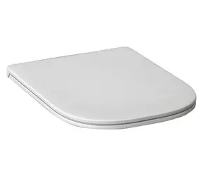Jika Slim bílá / WC sedátko / Duroplast / Nerezové závěsy