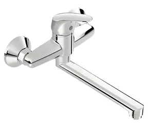 Jika Umyvadlová baterie s otočným výtokem chrom / Umyvadlová baterie / mosaz / 8 l/min / 1 rukojeť