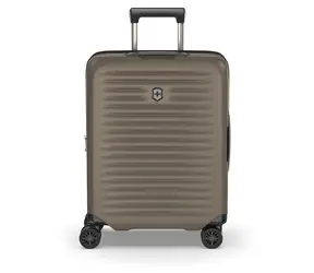 VICTORINOX Kufr Airox Advanced Global Carry-On Taupe Brown / 100% polykarbonát / Teleskopická rukojeť / TSA zámek