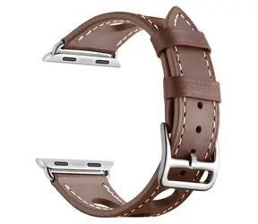 X-SITE Kožený řemínek pro Apple Watch 38/40/41mm hnědá / Řemínek / Apple Watch / Kožený