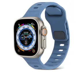X-SITE Silikonový sportovní řemínek pro Apple Watch 38/40/41mm modrý / Řemínek / Silikonový / Sportovní