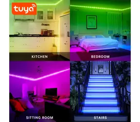 X-SITE Smart RGB LED pásek 5m / LED pásek / SMD5050 / IP65 / Wi-Fi / Tuya