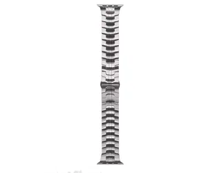 X-SITE Iron Man stříbrný / Řemínek pro Apple Watch / 42/44/45/49 mm / Kov