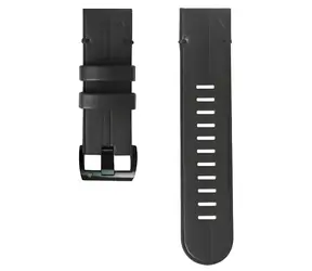 X-SITE Náhradní řemínek pro Garmin QuickFit 26mm černý / Řemínek / Silikon/kůže / Kovová přezka