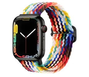 X-SITE Nylonový řemínek pro Apple Watch 38/40/41mm duhový / Řemínek / Nylon