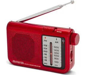 Aiwa RS-55 červená / Přenosné rádio / AM / FM / 3,5 mm Jack