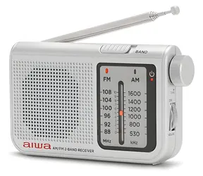 Aiwa RS-55 stříbrná / Přenosné rádio / FM / Mono