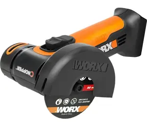WORX WX801.9 / Mini aku úhlová bruska / průměr 76 mm