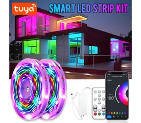 X-SITE LED pásek RGBIC Smart Tuya 5m / LED pásek / RGBIC / WiFi / IP65 / dálkový ovladač