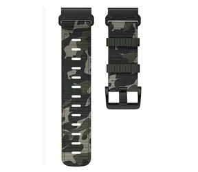 X-Site Řemínek pro Garmin QuickFit 22mm army kamufláž / Řemínek / Nylon / 22 mm
