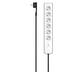 Hama Premium / Prodlužovací přívod / 6 zásuvek / přepěťová ochrana / 1,5 m / vypínač