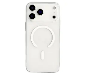 MagSafe PC kryt transparentní bílá / Kryt / Apple iPhone 18 Pro, 17 Pro / MagSafe
