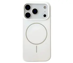 Magnetický silikonový kryt Apple iPhone 17 Pro Max, 18 Pro Max bílá / Kryt / Silikon / Magnetický