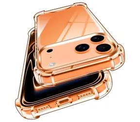 Kryt s ochranou kamery pro Apple iPhone 17 Pro a 18 Pro transparentní / Kryt / Hybridní akrylát a TPU