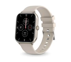 Aligator Watch GO hvězdně stříbrné / Chytré hodinky / 1.96" / BT 5.3 / reproduktor