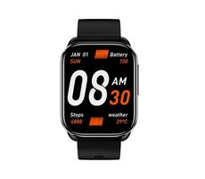 QCY Smartwatch GS (S6) černá / chytré hodinky / 2.02" / Bluetooth / multisport / dotykový / IPX8