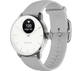 Withings Scanwatch Light 37mm bílá / Chytré hodinky / OLED 0.63" / 5ATM / GPS / BT / výdrž až 30 dní