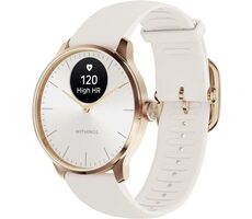 Withings Scanwatch Light 37mm zlatá / Chytré hodinky / OLED 0.63" / 5ATM / GPS / BT / výdrž až 30 dní