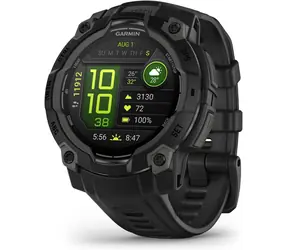 Garmin Instinct 3 AMOLED 45mm černá s černým páskem / chytré hodinky / GPS / BT / měření denní aktivity / 10 ATM