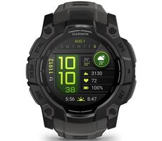 Garmin Instinct 3 AMOLED 50mm černá s charcoal páskem / chytré hodinky / GPS / BT / měření denní aktivity / 10 ATM