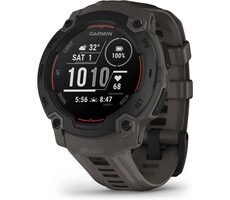 Garmin Instinct E 45mm černá s charcoal páskem / chytré hodinky / GPS / BT / měření denní aktivity / 10 ATM
