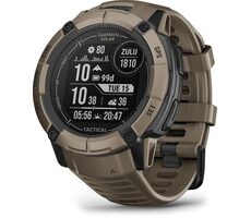 Garmin Instinct 2X Solar (Tactical Edition) 50mm Coyote Tan / chytré hodinky / GPS / BT / 10 ATM / solární dobíjení