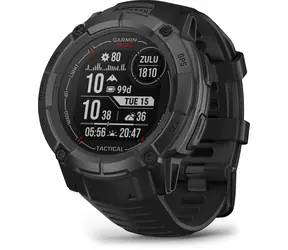 Garmin Instinct 2X Solar (Tactical Edition) 50mm černá / chytré hodinky / GPS / BT / 10 ATM / solární dobíjení