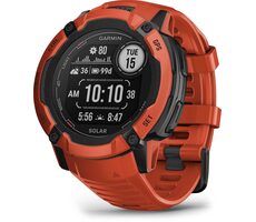 Garmin Instinct 2X Solar 50mm Flame Red / chytré hodinky / GPS / BT / 10 ATM / měření denní aktivity / solární dobíjení