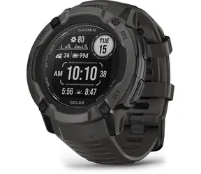 Garmin Instinct 2X Solar 50mm Graphite / chytré hodinky / GPS / BT / 10 ATM / měření denní aktivity / solární dobíjení
