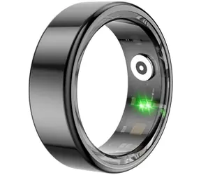 CARNEO Smart Ring (vel. 11) černá / Chytrý prsten / BT 5.0 / IP68