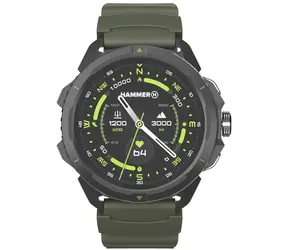 Hammer Watch 2 zeleno-černá / Chytré hodinky / 1.5" / AMOLED / 466x466 / 5ATM