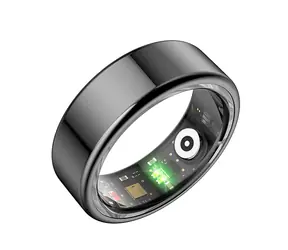Rozbaleno - Powerton Smart Ring vel. 11 černá / Chytrý prsten / BT 5.0 / IP68 / rozbaleno